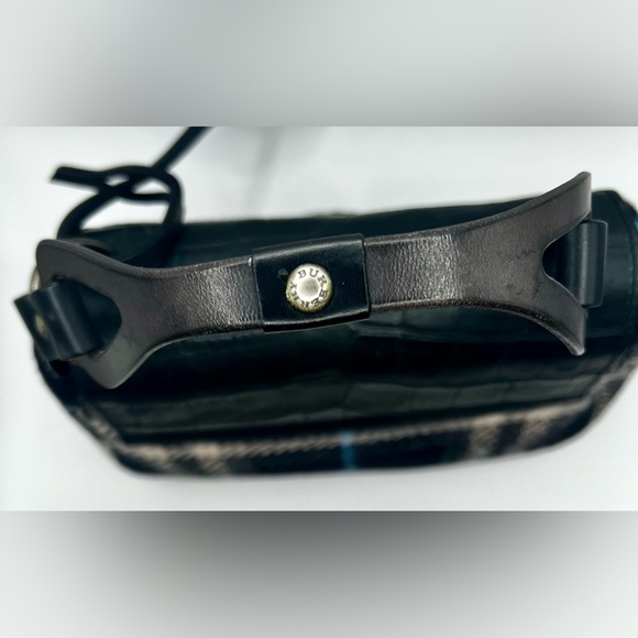 🚨LOW START Vintage AUTHENTIC Burberrys Classic Check Wool Handbag w/ COA - Picture 4 of 10